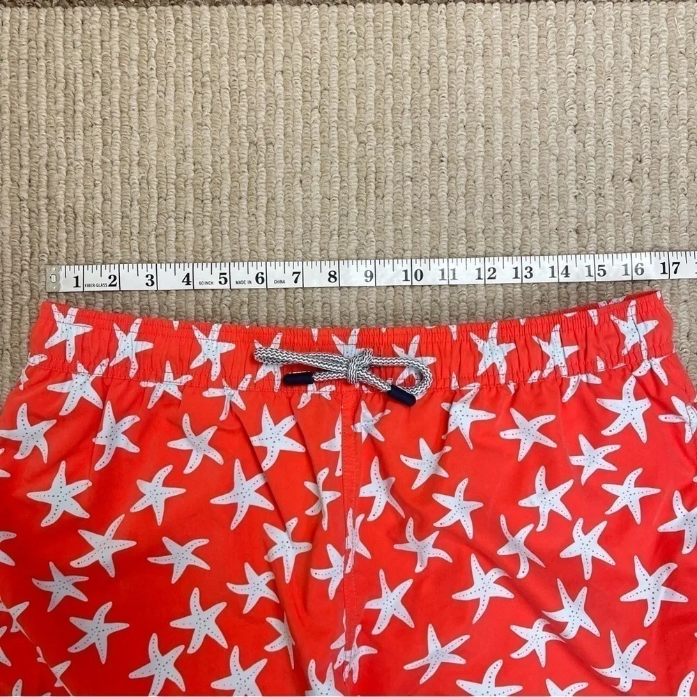 Tom & Teddy Rose & Blue Starfish Print Swim Trunks Size‎ XL Men